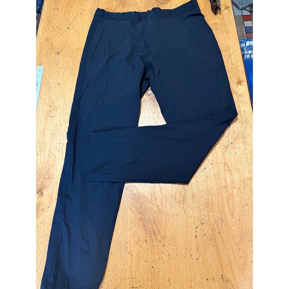 Rag & Bone Pursuit Tech Pants XL Black Mens Athletic Stretch Zipper Ankle